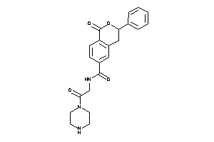 1-keto-N-(2-keto-2-piperazino-ethyl)-3-phenyl-isochroman-6-carboxamide