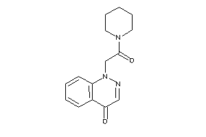 1-(2-keto-2-piperidino-ethyl)cinnolin-4-one