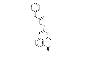 Image of 2-[[2-(4-ketocinnolin-1-yl)acetyl]amino]-N-phenyl-acetamide