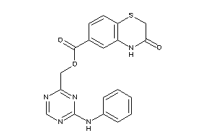 3-keto-4H-1,4-benzothiazine-6-carboxylic Acid (4-anilino-s-triazin-2-yl)methyl Ester