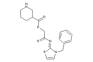 Nipecot [2-[(3-benzyl-4-thiazolin-2-ylidene)amino]-2-keto-ethyl] Ester