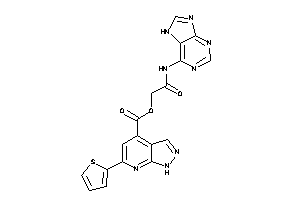 6-(2-thienyl)-1H-pyrazolo[3,4-b]pyridine-4-carboxylic Acid [2-keto-2-(7H-purin-6-ylamino)ethyl] Ester