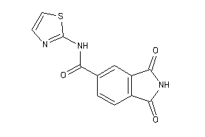 1,3-diketo-N-thiazol-2-yl-isoindoline-5-carboxamide