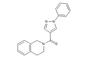 3,4-dihydro-1H-isoquinolin-2-yl-(1-phenylpyrazol-4-yl)methanone