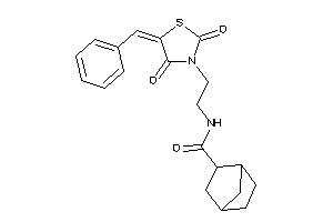 Image of N-[2-(5-benzal-2,4-diketo-thiazolidin-3-yl)ethyl]norbornane-2-carboxamide