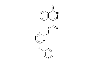 4-keto-3H-phthalazine-1-carboxylic Acid (4-anilino-s-triazin-2-yl)methyl Ester