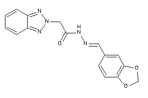 Image of 2-(benzotriazol-2-yl)-N-(piperonylideneamino)acetamide
