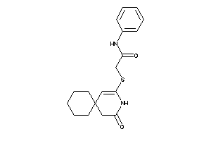 2-[(4-keto-3-azaspiro[5.5]undec-1-en-2-yl)thio]-N-phenyl-acetamide
