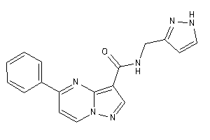 5-phenyl-N-(1H-pyrazol-3-ylmethyl)pyrazolo[1,5-a]pyrimidine-3-carboxamide