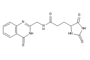 3-(2,5-diketoimidazolidin-4-yl)-N-[(4-keto-3H-quinazolin-2-yl)methyl]propionamide