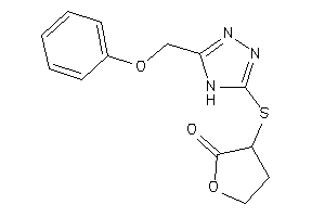 3-[[5-(phenoxymethyl)-4H-1,2,4-triazol-3-yl]thio]tetrahydrofuran-2-one