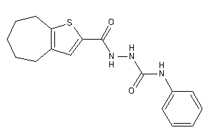 1-phenyl-3-(5,6,7,8-tetrahydro-4H-cyclohepta[b]thiophene-2-carbonylamino)urea