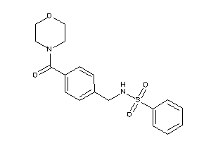 N-[4-(morpholine-4-carbonyl)benzyl]benzenesulfonamide