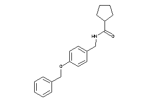 N-(4-benzoxybenzyl)cyclopentanecarboxamide
