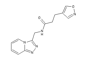 3-isoxazol-4-yl-N-([1,2,4]triazolo[4,3-a]pyridin-3-ylmethyl)propionamide