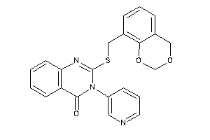 2-(4H-1,3-benzodioxin-8-ylmethylthio)-3-(3-pyridyl)quinazolin-4-one