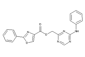 2-phenyloxazole-4-carboxylic Acid (4-anilino-s-triazin-2-yl)methyl Ester