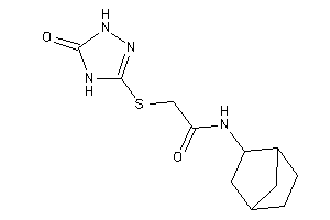 2-[(5-keto-1,4-dihydro-1,2,4-triazol-3-yl)thio]-N-(2-norbornyl)acetamide