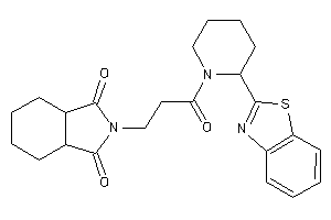 2-[3-[2-(1,3-benzothiazol-2-yl)piperidino]-3-keto-propyl]-3a,4,5,6,7,7a-hexahydroisoindole-1,3-quinone