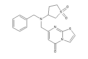 7-[[benzyl-(1,1-diketothiolan-3-yl)amino]methyl]thiazolo[3,2-a]pyrimidin-5-one