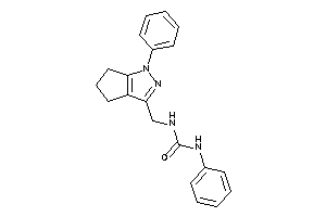 1-phenyl-3-[(1-phenyl-5,6-dihydro-4H-cyclopenta[c]pyrazol-3-yl)methyl]urea