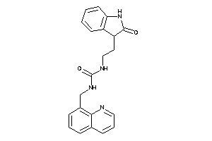 1-[2-(2-ketoindolin-3-yl)ethyl]-3-(8-quinolylmethyl)urea