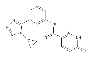 N-[3-(1-cyclopropyltetrazol-5-yl)phenyl]-6-keto-1H-pyridazine-3-carboxamide