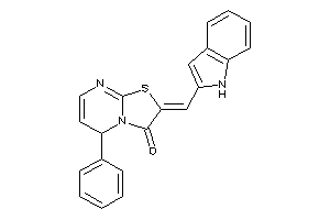 2-(1H-indol-2-ylmethylene)-5-phenyl-5H-thiazolo[3,2-a]pyrimidin-3-one