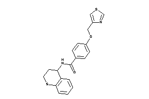 4-(thiazol-4-ylmethoxy)-N-thiochroman-4-yl-benzamide