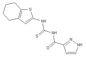 N-(4,5,6,7-tetrahydrobenzothiophen-2-ylthiocarbamoyl)-1H-pyrazole-3-carboxamide