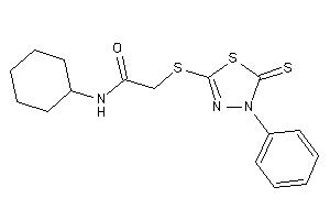 N-cyclohexyl-2-[(4-phenyl-5-thioxo-1,3,4-thiadiazol-2-yl)thio]acetamide