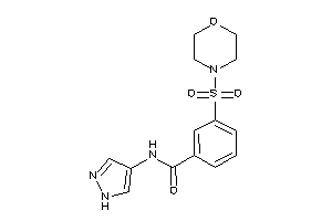 3-morpholinosulfonyl-N-(1H-pyrazol-4-yl)benzamide