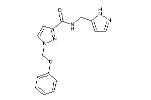 1-(phenoxymethyl)-N-(1H-pyrazol-5-ylmethyl)pyrazole-3-carboxamide