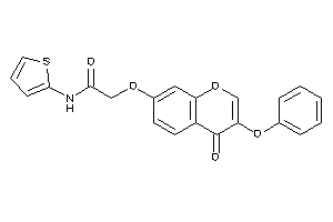 2-(4-keto-3-phenoxy-chromen-7-yl)oxy-N-(2-thienyl)acetamide