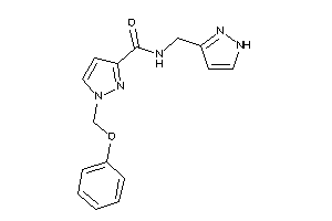 1-(phenoxymethyl)-N-(1H-pyrazol-3-ylmethyl)pyrazole-3-carboxamide