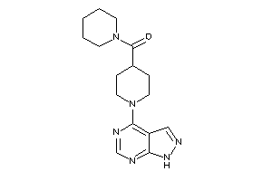 Piperidino-[1-(1H-pyrazolo[3,4-d]pyrimidin-4-yl)-4-piperidyl]methanone