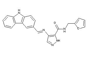 4-(9H-carbazol-3-ylmethyleneamino)-N-(2-furfuryl)-1H-pyrazole-5-carboxamide