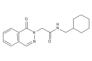 N-(cyclohexylmethyl)-2-(1-ketophthalazin-2-yl)acetamide