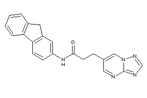 N-(9H-fluoren-2-yl)-3-([1,2,4]triazolo[1,5-a]pyrimidin-6-yl)propionamide