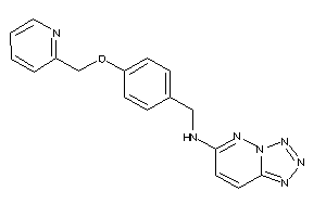 [4-(2-pyridylmethoxy)benzyl]-(tetrazolo[5,1-f]pyridazin-6-yl)amine