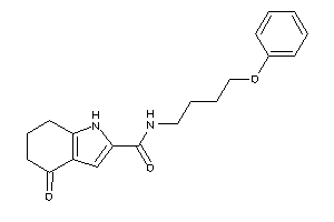 4-keto-N-(4-phenoxybutyl)-1,5,6,7-tetrahydroindole-2-carboxamide