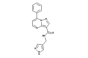 7-phenyl-N-(1H-pyrazol-4-ylmethyl)pyrazolo[1,5-a]pyrimidine-3-carboxamide