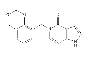 5-(4H-1,3-benzodioxin-8-ylmethyl)-1H-pyrazolo[3,4-d]pyrimidin-4-one