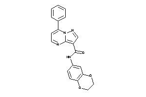 N-(2,3-dihydro-1,4-benzodioxin-6-yl)-7-phenyl-pyrazolo[1,5-a]pyrimidine-3-carboxamide