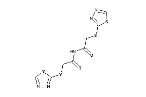 Image of 2-(1,3,4-thiadiazol-2-ylthio)-N-[2-(1,3,4-thiadiazol-2-ylthio)acetyl]acetamide