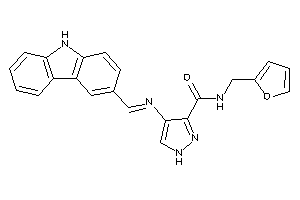 4-(9H-carbazol-3-ylmethyleneamino)-N-(2-furfuryl)-1H-pyrazole-3-carboxamide