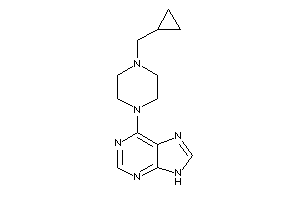 6-[4-(cyclopropylmethyl)piperazino]-9H-purine