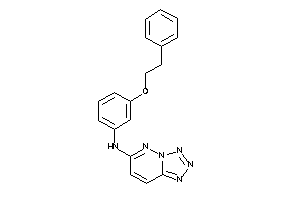 (3-phenethyloxyphenyl)-(tetrazolo[5,1-f]pyridazin-6-yl)amine