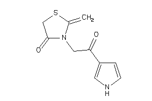 3-[2-keto-2-(1H-pyrrol-3-yl)ethyl]-2-methylene-thiazolidin-4-one