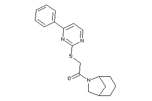 1-(6-azabicyclo[3.2.1]octan-6-yl)-2-[(4-phenylpyrimidin-2-yl)thio]ethanone